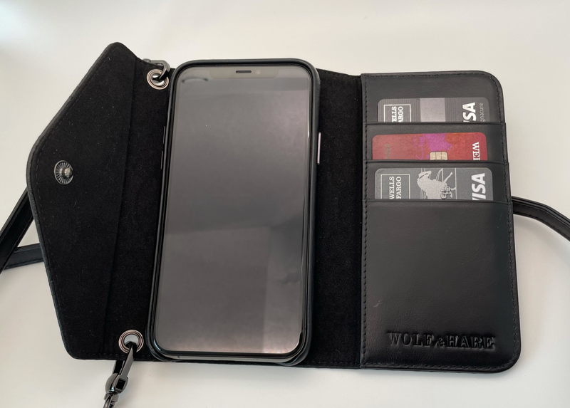 Jetsetter *New* iPhone Crossbody / Purse Phone Wallet Folio Cardholder Case