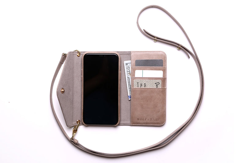 Jetsetter iPhone iX/XS, 11, 11 Pro, 11 Pro Max Crossbody/Pursephone Wallet Folio Case