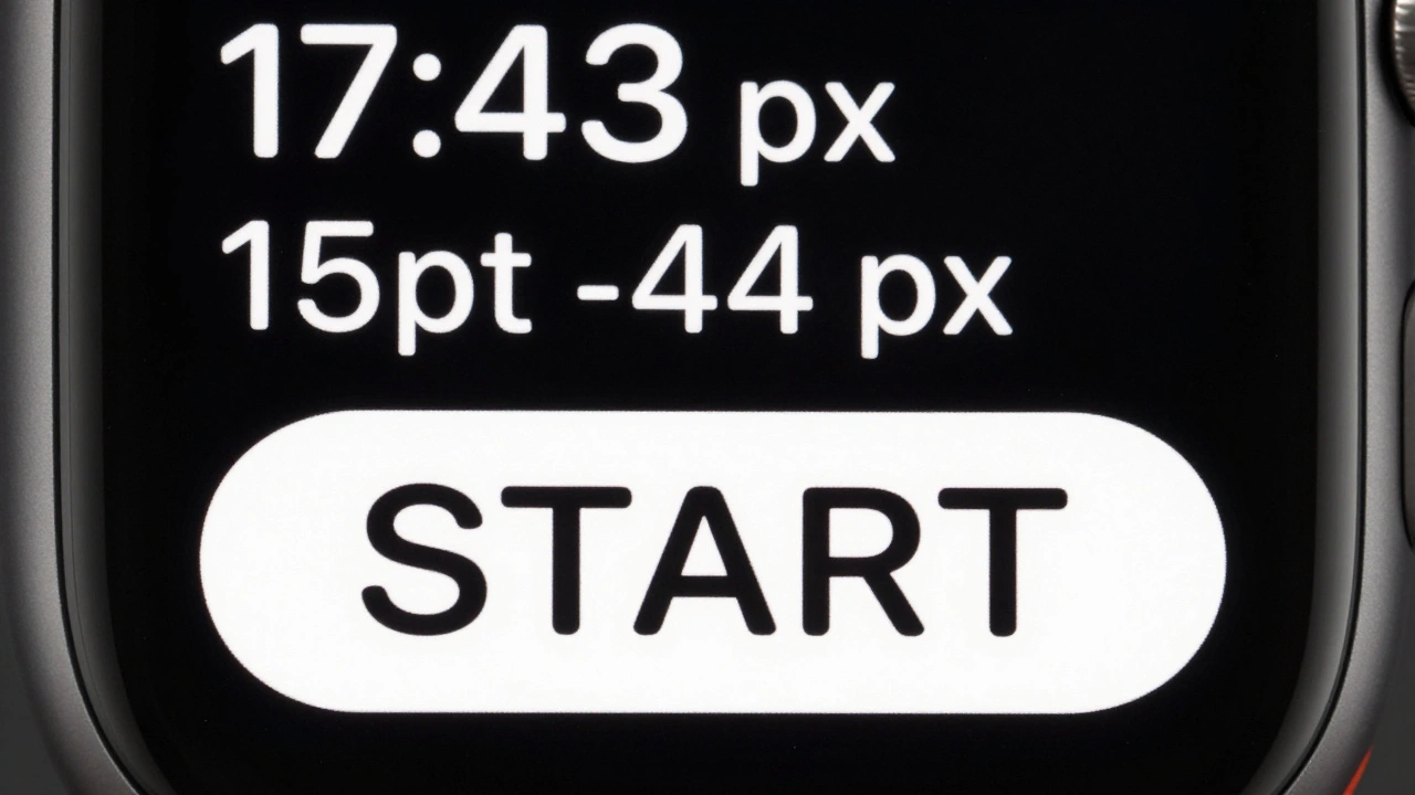 Typography in watchOS: How Compact Scales and Tap-Target Alignment Shape Usability