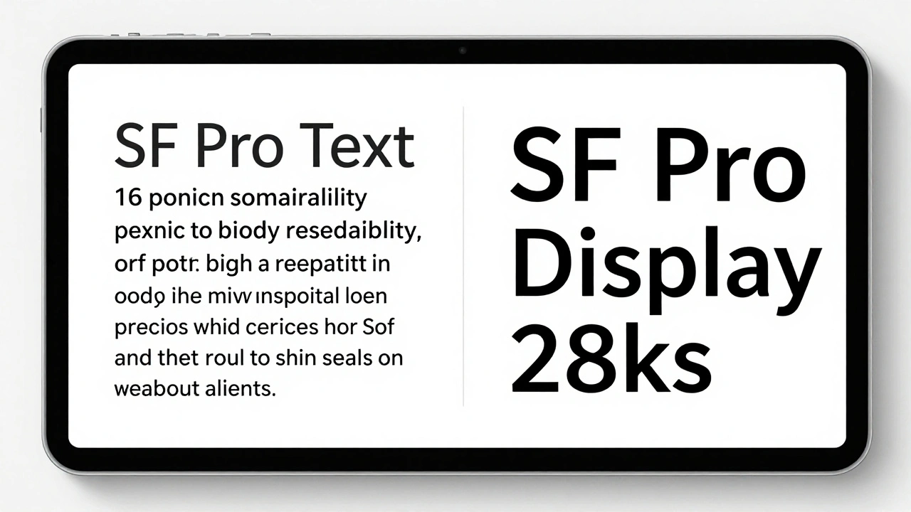 iPad Typography Choices: SF Pro Display and Text Pairings for Legibility