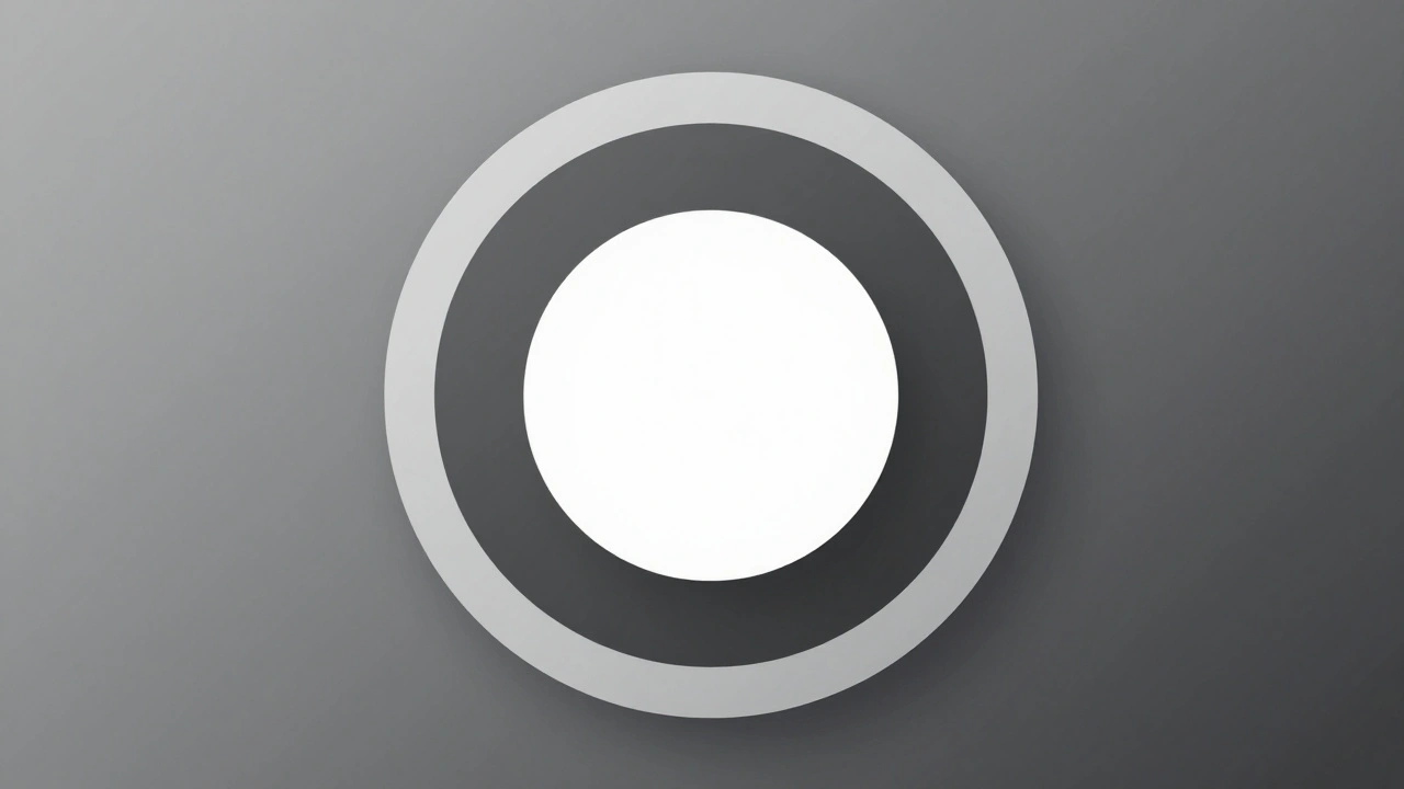 Two concentric rings in a circle, representing focus and attention in an AI app.