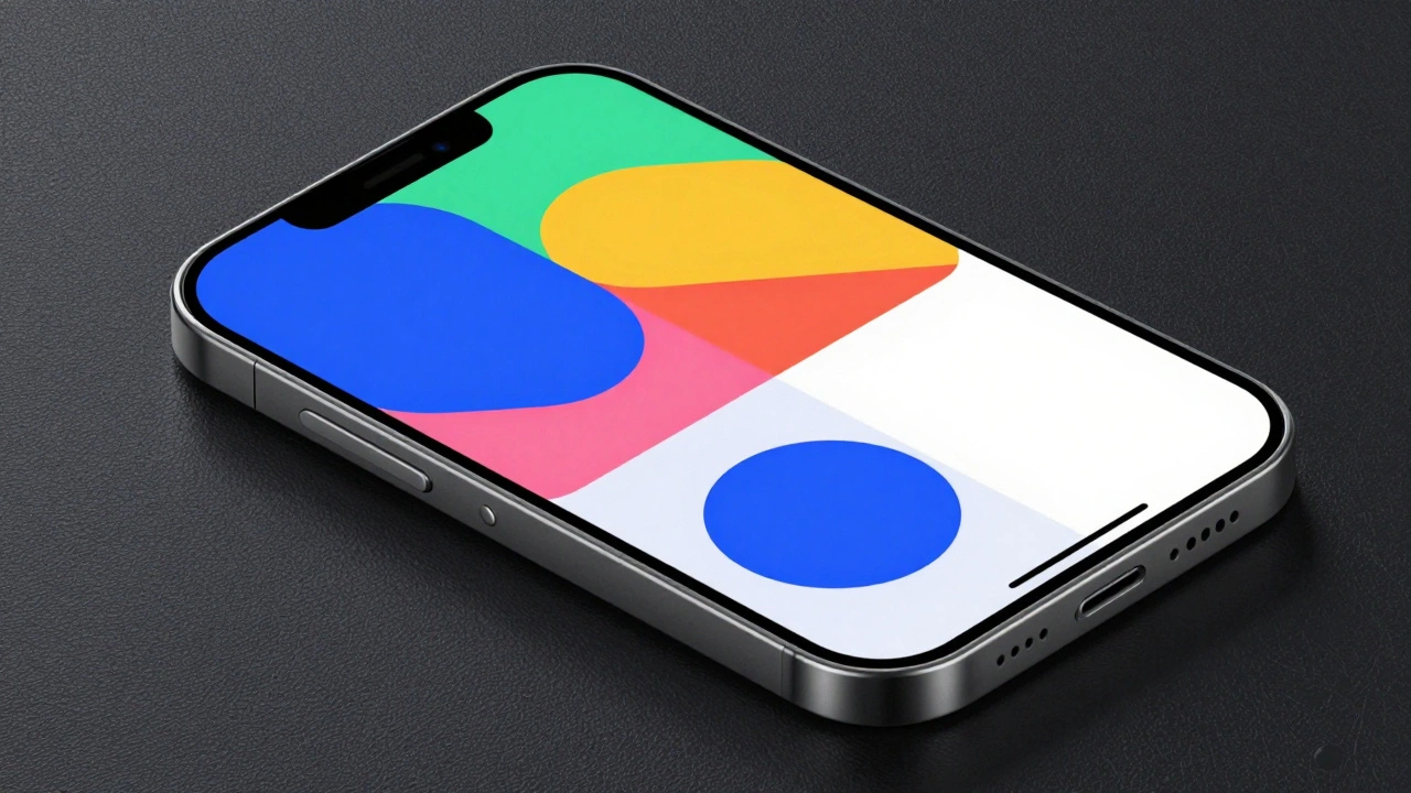 Split screen comparison of a textured skeuomorphic interface and a clean flat design