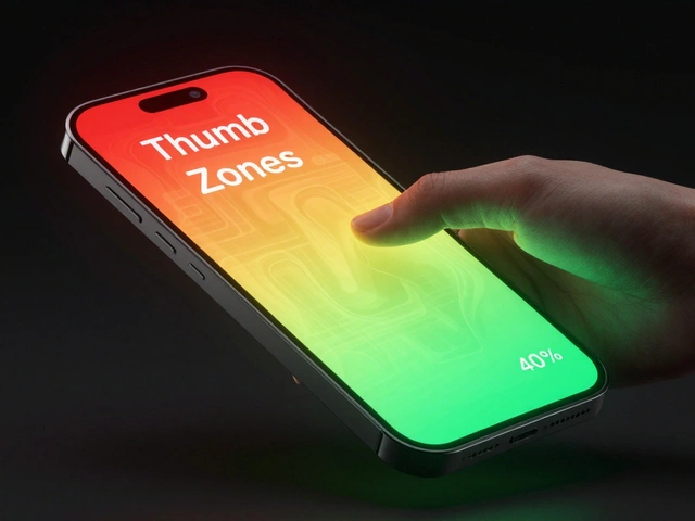 iPhone One-Handed Design Guide: Thumb Zones and Reachability