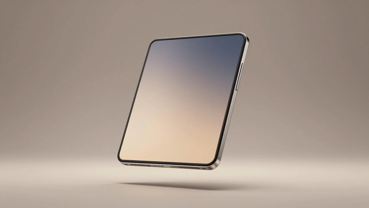 Ultra-thin foldable phone design with titanium heat-dissipating casing