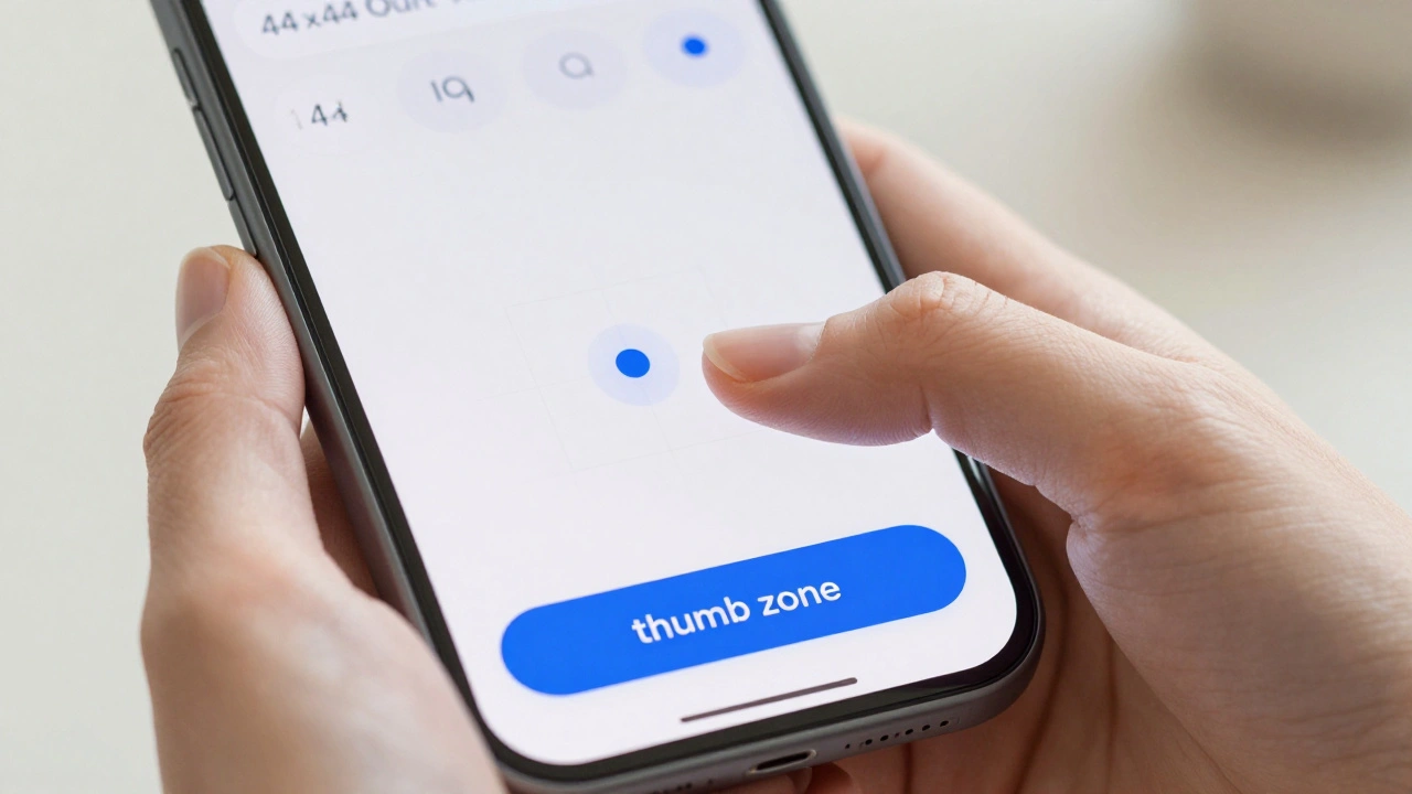 Apple Touch Target Design: The 44-Point Rule for Comfortable Taps