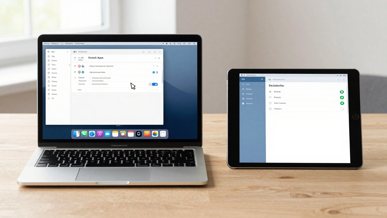 MacBook and iPad showing consistent adaptive navigation UI