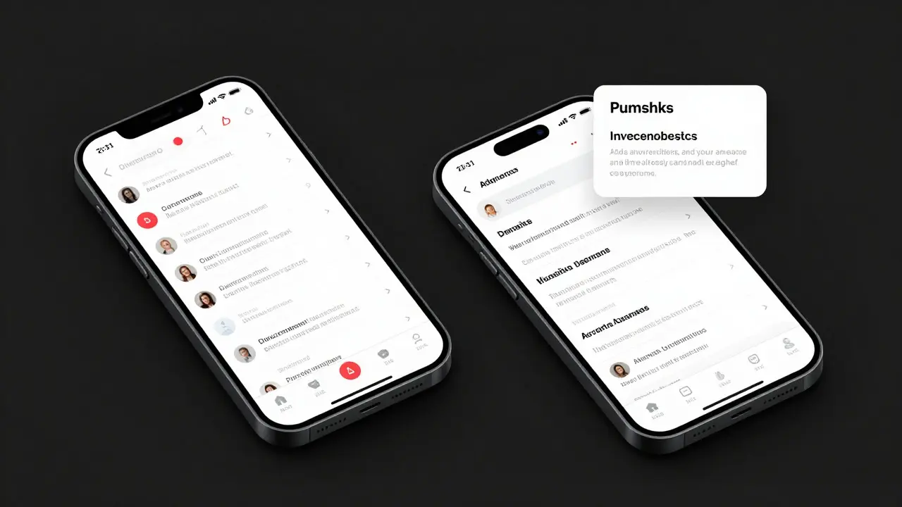 Comparison of rigid versus flexible mobile UI layouts