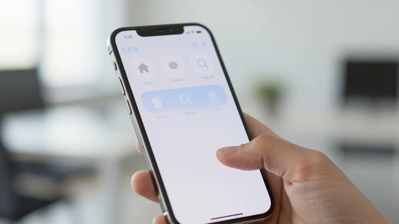 iPhone Navigation Design: Tab Bars, Sidebars & Context Controls