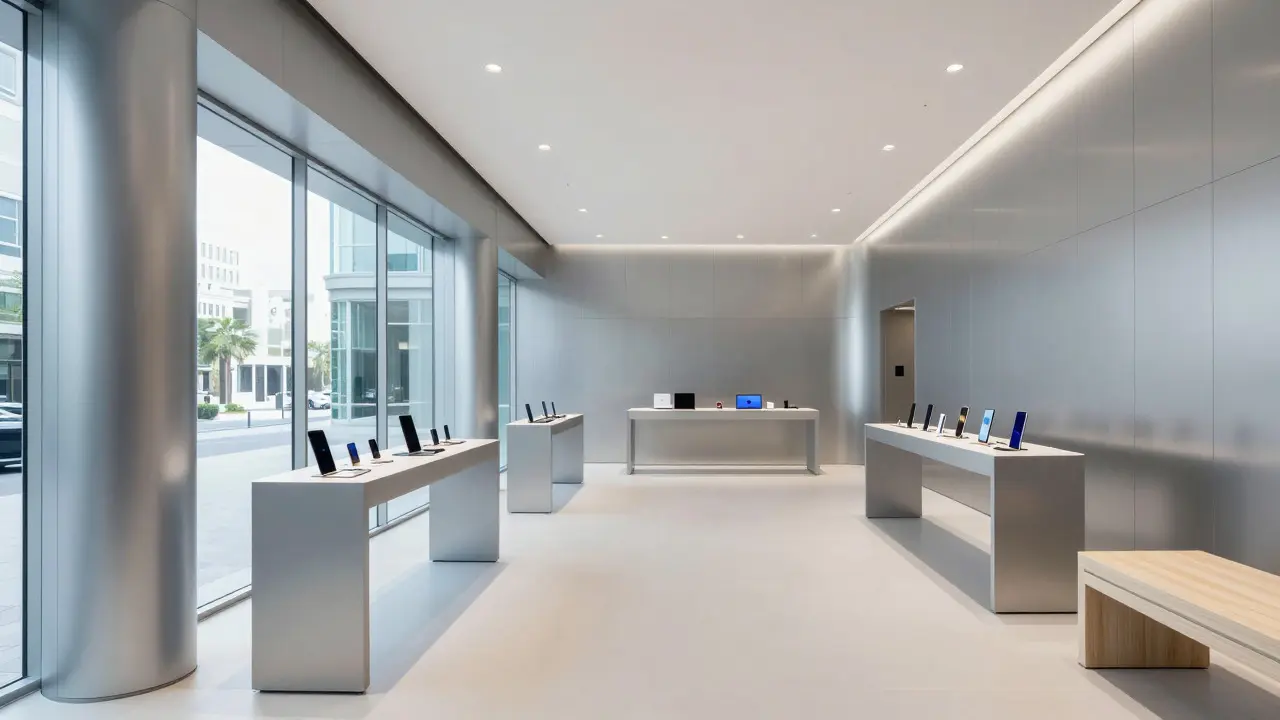 Material Continuity: How Aluminum and Glass Define Apple-Inspired Retail Spaces