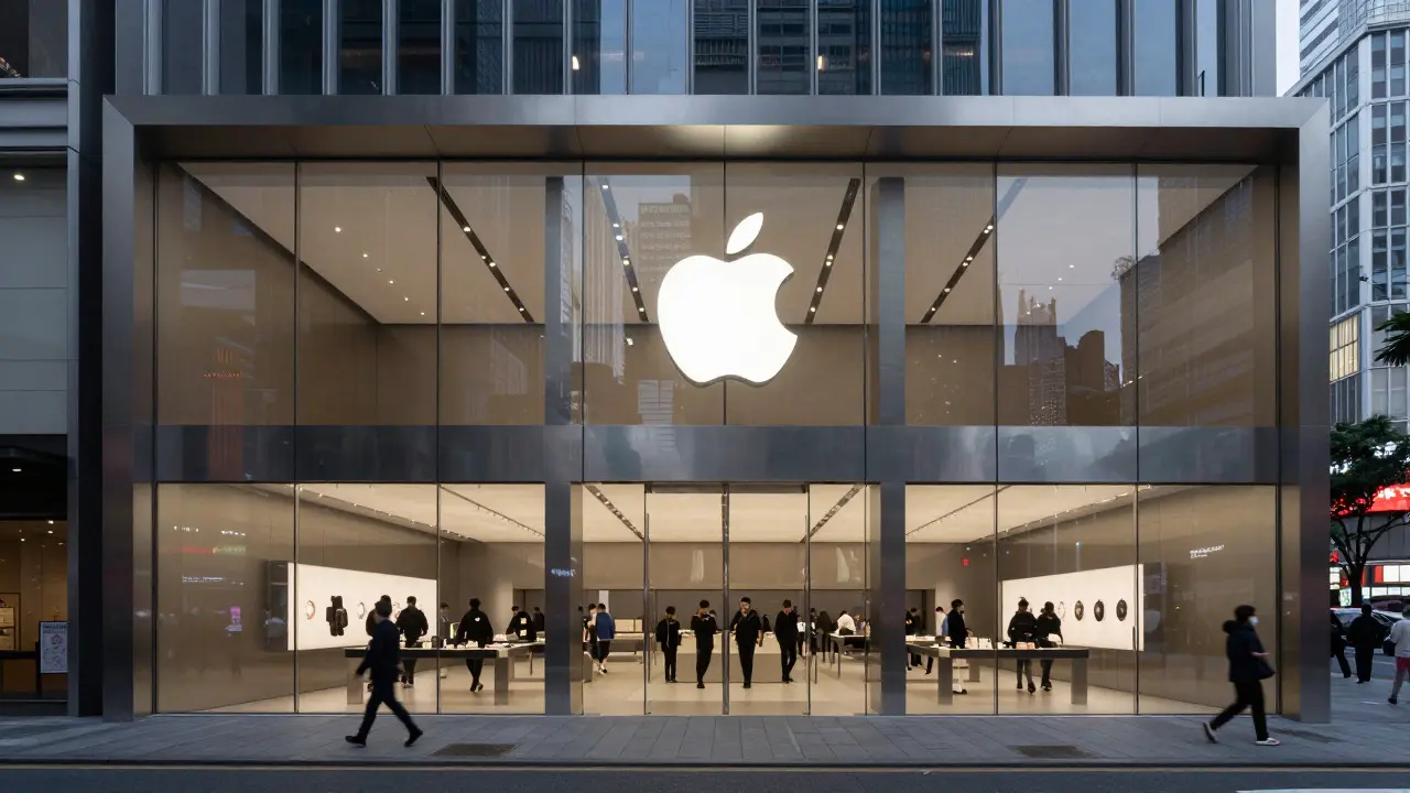 Storefront Apple Logos: Minimal Iconography with Maximum Recognition